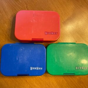 YumBox bento box set - Blue, Red, Green